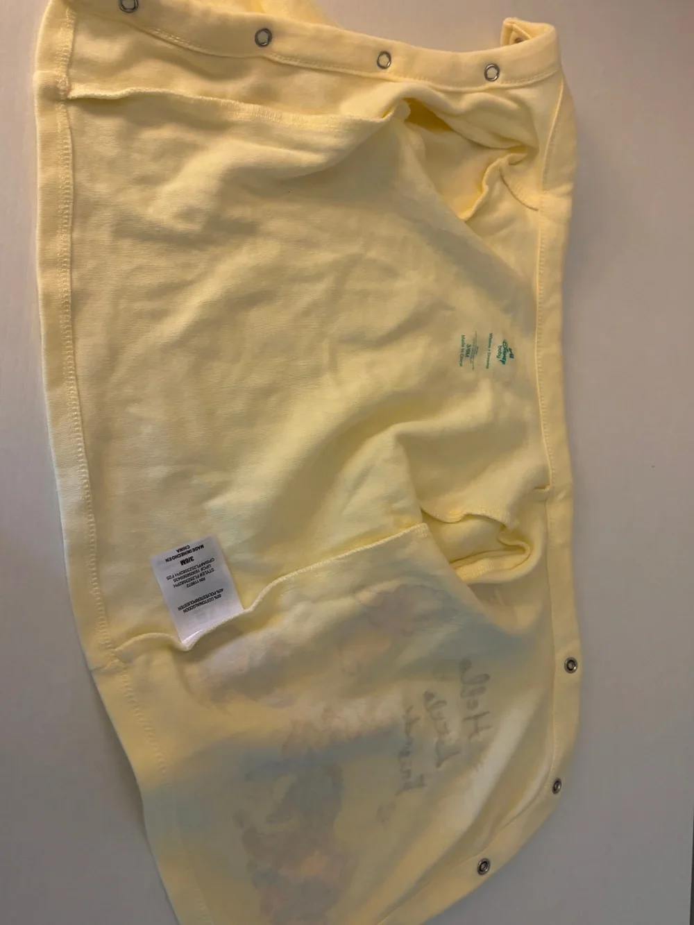Disney: Yellow Winnie the Pooh Long-Sleeve Top & Pants Set